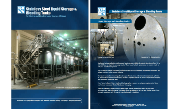Bradfield Packaging Stainless Steel Tanks -Getting More Customers